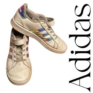 2 Adidas girls' sneakers